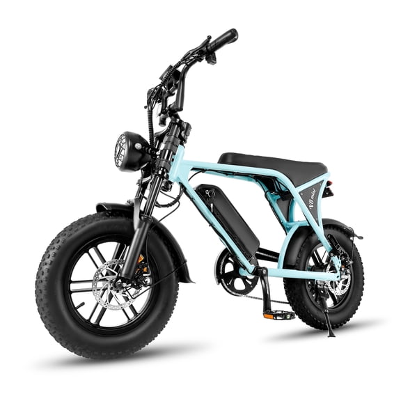 VTOKW Electric Bike for Adults, 500W Electric Bicycles with 36V 10.4Ah Battery, 16" Fat Tire Ebike, 20MPH E-Bike, E Bike for Adults UL2849
