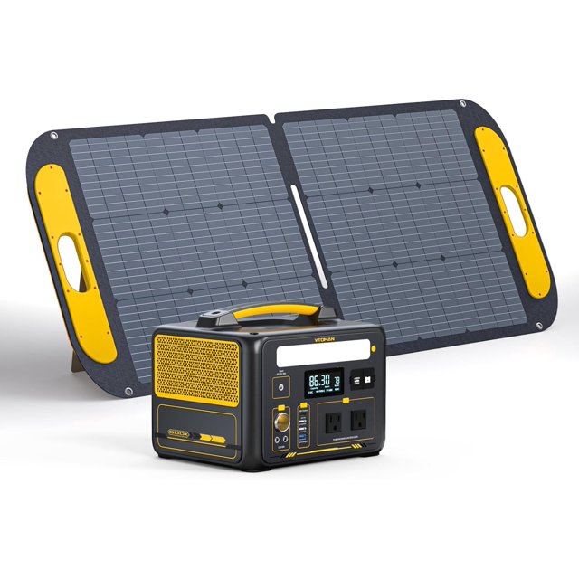 VTOMAN 600W Solar Generator with Panels Included, 299Wh Durable LiFePO4