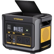 VTOMAN 600W Portable Power Station,499Wh LiFePO4 Battery,Solar Generator Emergency Power Supply for Home,Outdoor,RV Camping Solar Panel Not Included