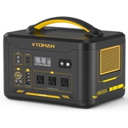 VTOMAN Jump 1800 Portable Power Station,1548Wh LiFePO4 Battery,1800W Solar Generator for Heater,Home&Camping Backup,Power Outages,RvsNo Solar Panel