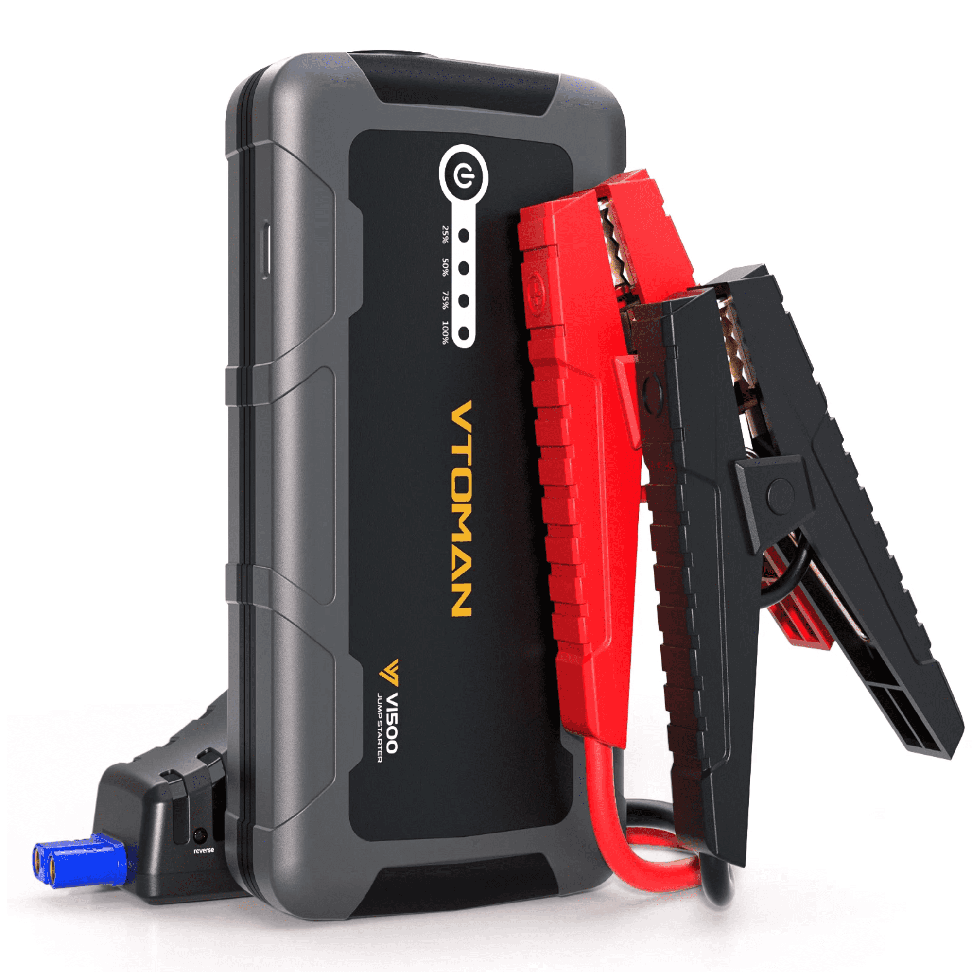 IRIHUP Jump Starter Power Bank 2000 A 12 V, Starter Battery 66.6 Wh with  Starter Cable, Portable Car Battery Booster for up to 8 L Petrol or 5 L  Diesel, 18 W