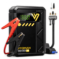 thumbnail image 1 of VTOMAN X4 2500A Jump Starter with Air Compressor, Portable 12V Jump Box for 8.5L Gas/6L Diesel Engines, 150PSI Auto Tire Inflator,12V Portable Booster Pack,Lithium Jumper Starter Charger, 1 of 9