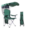 thumbnail image 1 of VTOY Folding Chair with Canopy Portable Chair with Shade for Outside Beach Chairs for Adults Chair with Shade Canopy Camping Chairs for Outdoors(Green)), 1 of 8