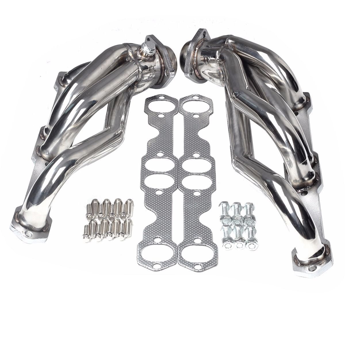 Walamrt Header VTR Exhaust Header Stainless Steel Long Tube Exhaust Header Polished ...