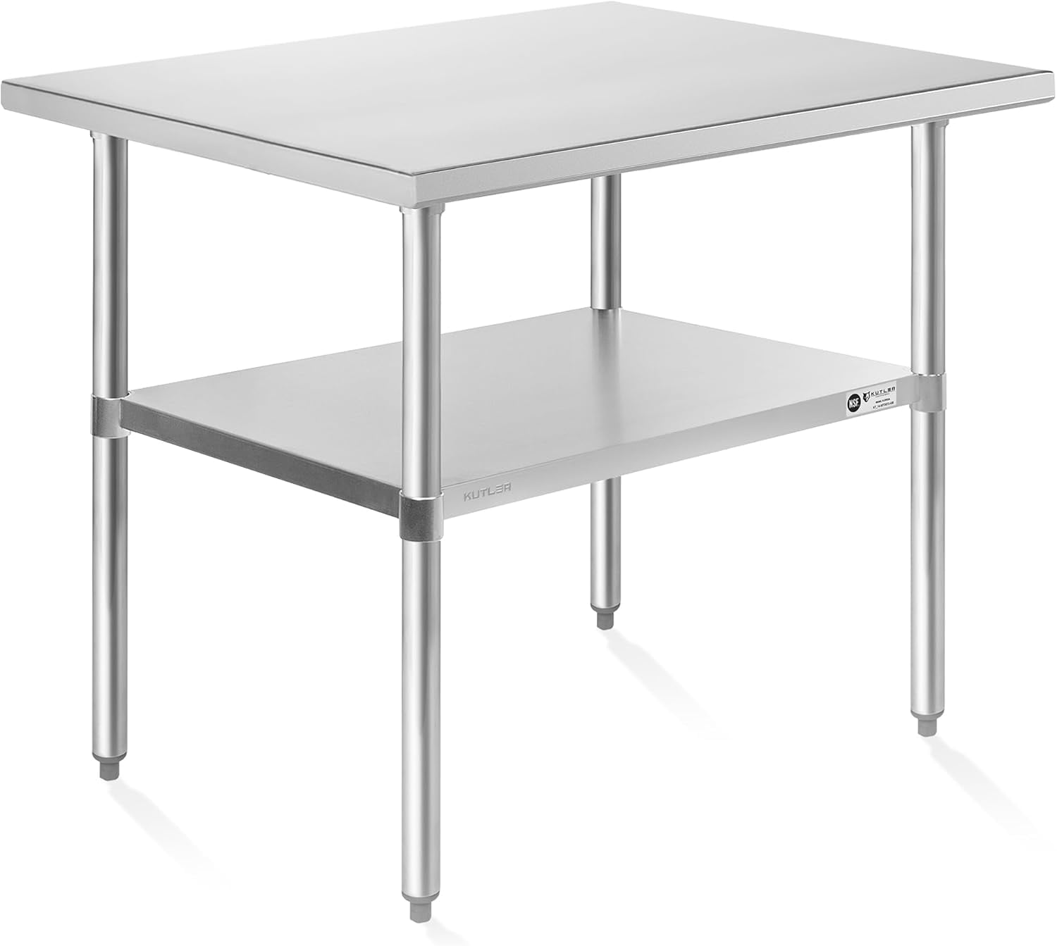 VTUIVBH Stainless Steel Table 24 x 30 Inches NSF Heavy Duty Commercial ...
