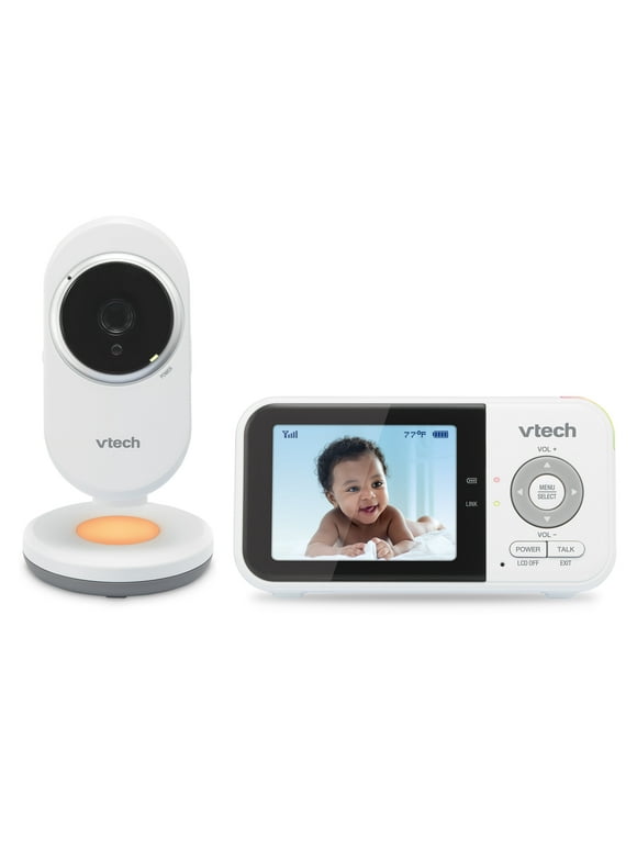 VTech 2.8 inch Digital Video Baby Monitor with Night Light, VM3254
