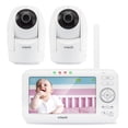 thumbnail image 1 of VTech 2 Camera 5" Digital Video Video Baby Monitor Camera with Pan and Tilt, 1 of 12