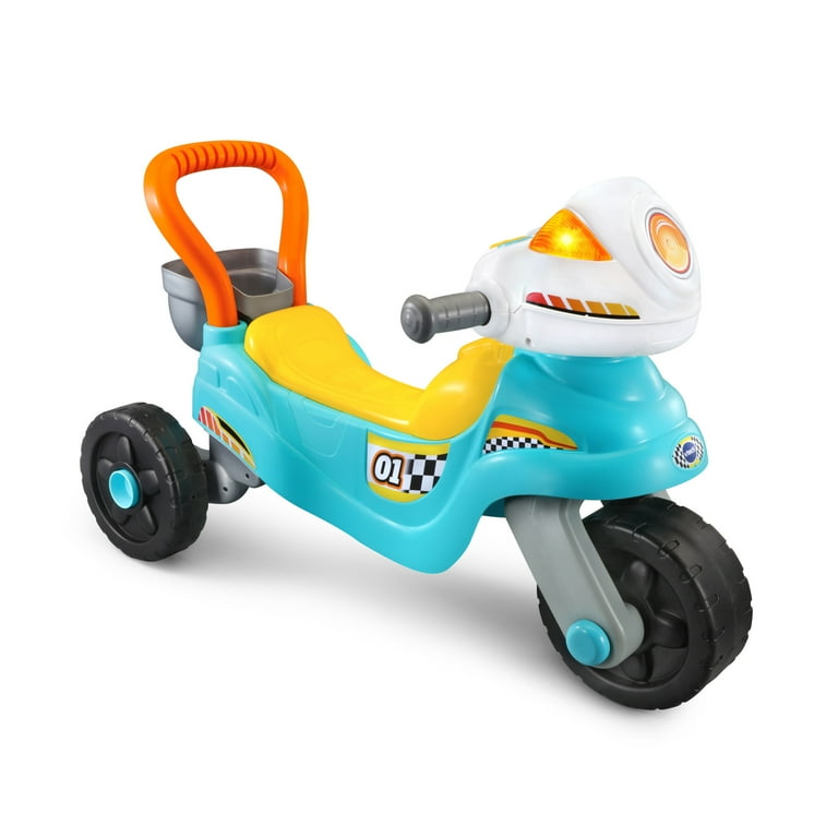 VTech 3-in-1 Learning Motorbike: Ride Toy for Toddlers, Walker