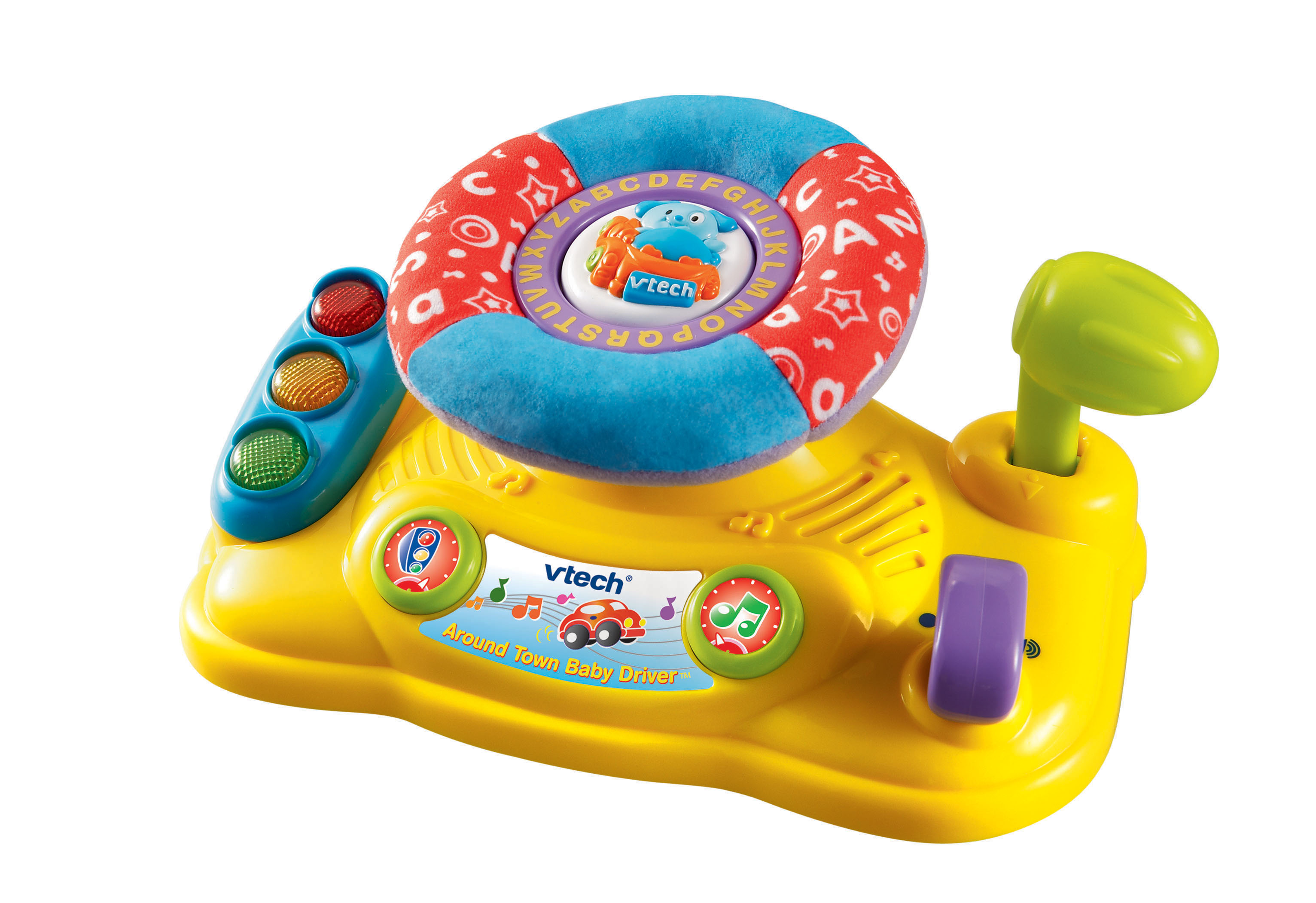VTech Around Town Baby Driver With Turning Wheel and Gear Shifter - image 1 of 7