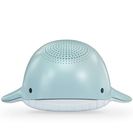 VTech BC8312 Wyatt the Whale Storytelling Baby Soother with Glow-on Ceiling Night Light, blue