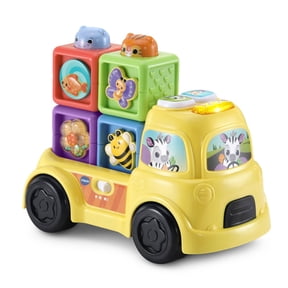 VTech Baby Beep & Go Blocks Truck Set, Ages 6+ Months, Includes 4 Colorful Animal Blocks