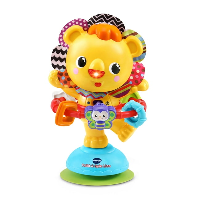 VTech Baby Twist and Spin Lion Rattle With Suction Cup - Walmart.com