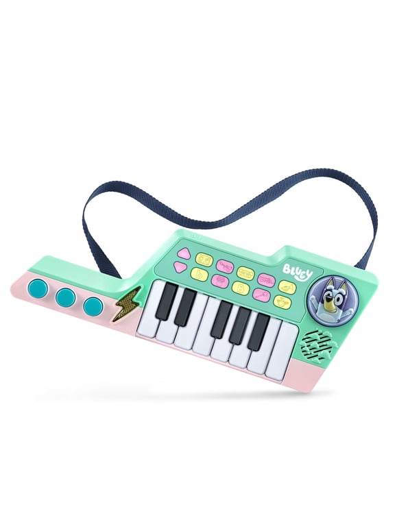 VTech Bluey Bluey's Keytar with Accessories, Baby and Toddler Toys
