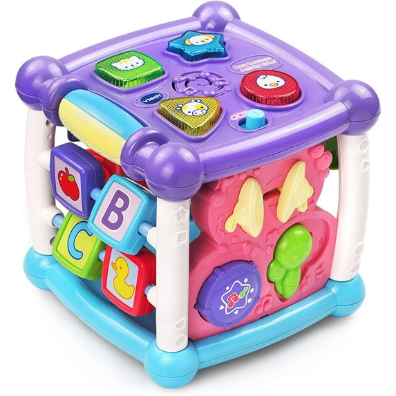 VTech Busy Learners Activity Cube- Purple