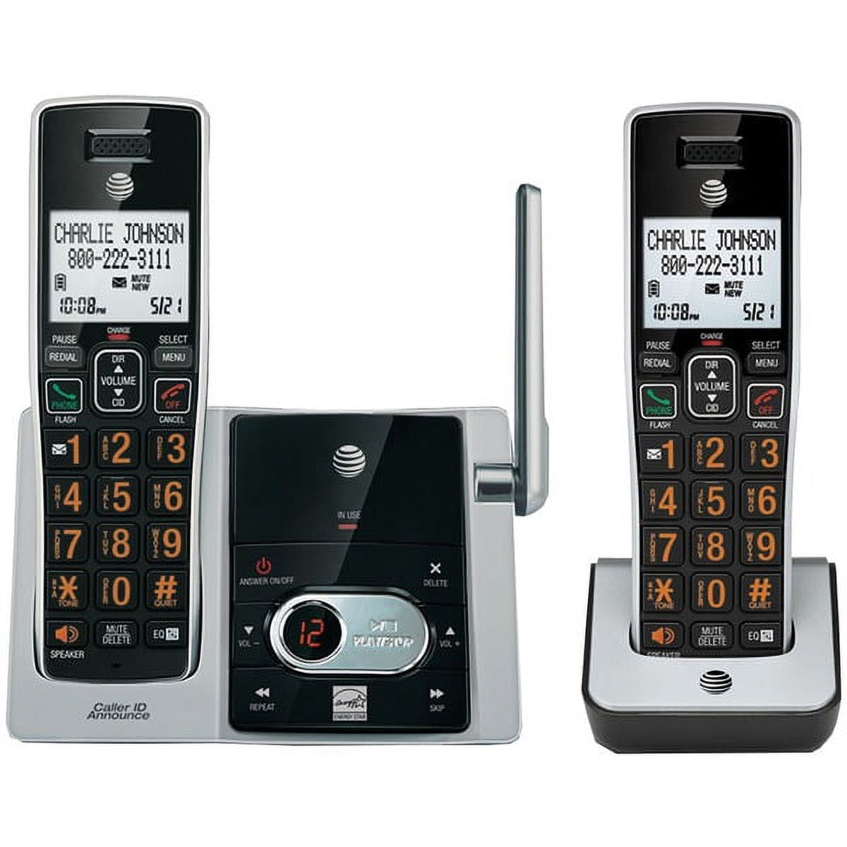 VTech CL82213 Answering Machine & Caller ID with HD Audio, 2 Count Pack ...
