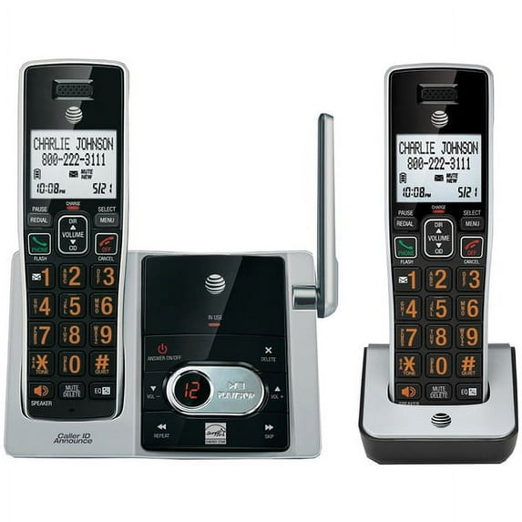 VTech CL82213 Answering Machine & Caller ID with HD Audio, 2 Count Pack