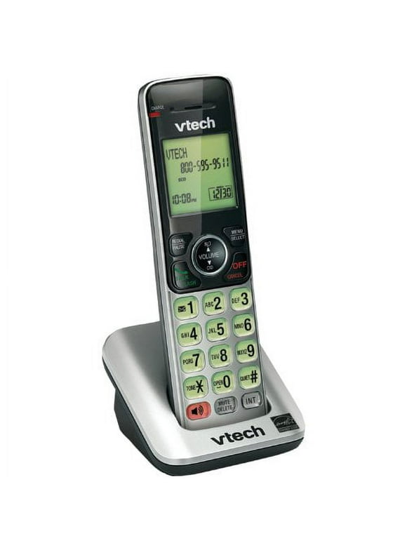VTech CS6609 Accessory Handset for VTech CS6619, CS6629, CS6648 or CS6649, Silver/Black