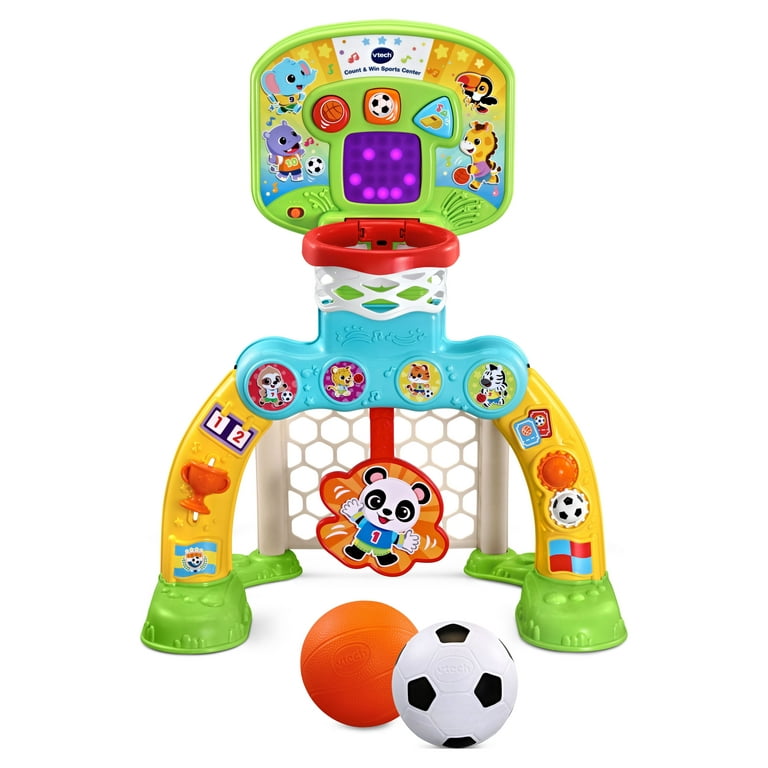 VTech Count Win Sports Center Basketball and Soccer Toy for
