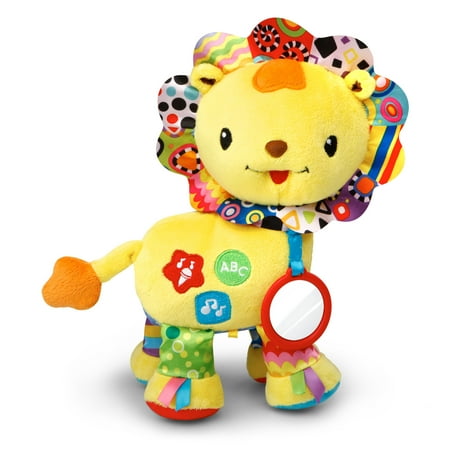VTech Crinkle and Roar Lion, Plush Sensory Toy for Baby Infant