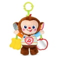 thumbnail image 1 of VTech Cuddle and Swing Monkey with Teether, Travel Toy for Baby, 1 of 11