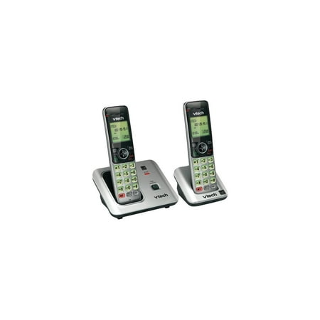 VTech DECT 6.0 2-Handset Cordless Expandable Speakerphone with Caller ID , VTCS6619-2