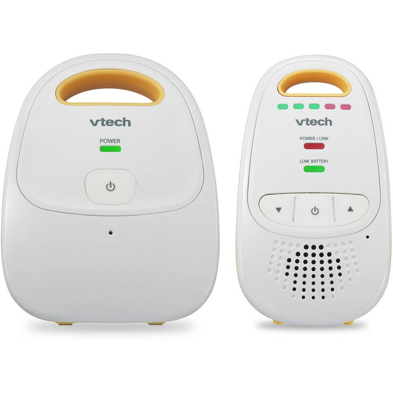 Melting råb op Indtægter VTech DM111 Safe & Sound DECT 6.0 Digital Audio Baby Monitor with Belt  Clip, 1 Parent Unit, White - Walmart.com