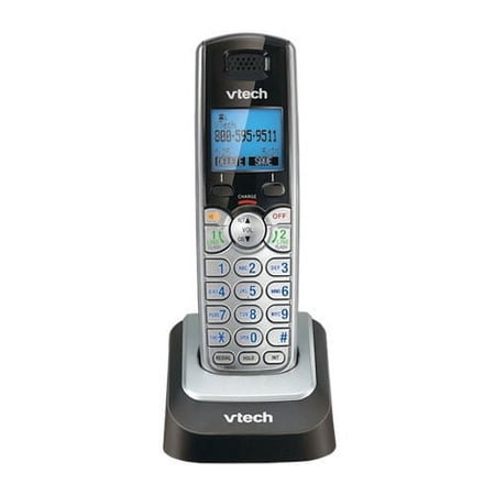 VTech DS6101 DECT 6.0 2-Line Accessory Handset Compatible with DS6151 Series Phone
