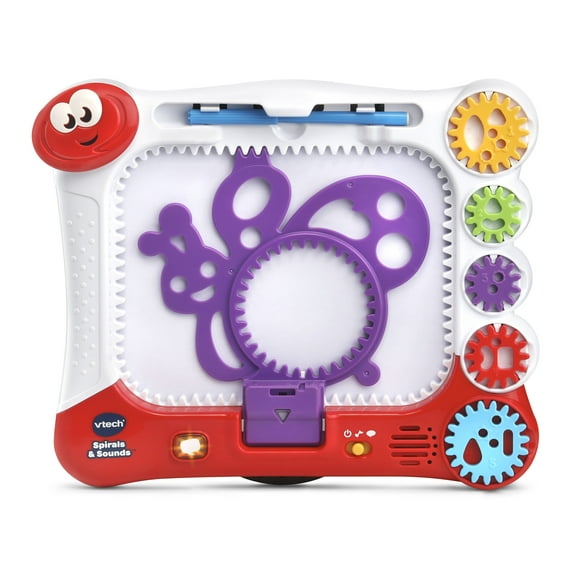 VTech DigiArt Spirals and Sounds Electronic Art Board With Stencils