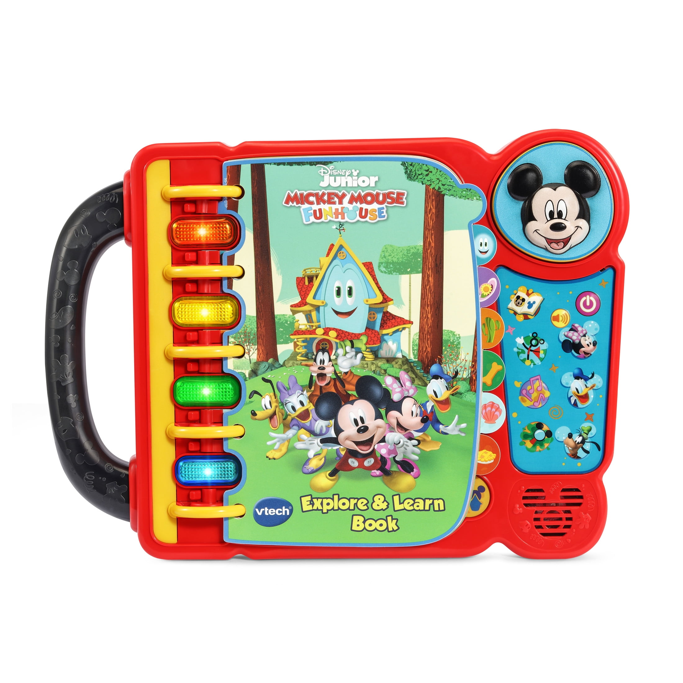 VTech Disney Junior Mickey Mouse Funhouse Explore \u0026 Learn Book Baby and Toddler Toys