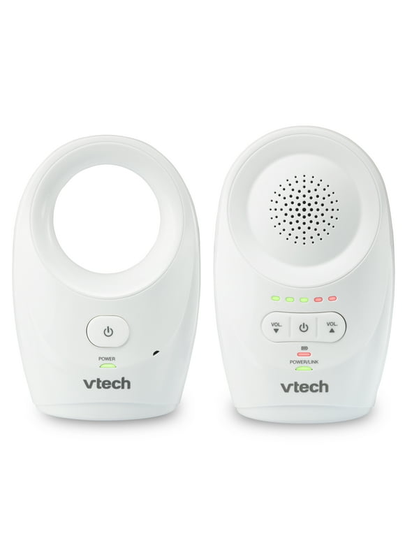 VTech Enhanced Range Digital Audio Baby Monitor with 1 Parent Unit, DM1111, White