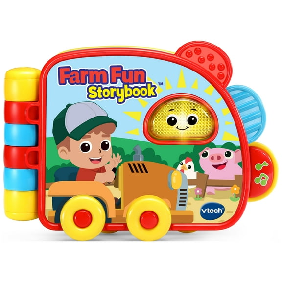 VTech Farm Fun Storybook, Cute Electronic Toy Book for Baby and Infant