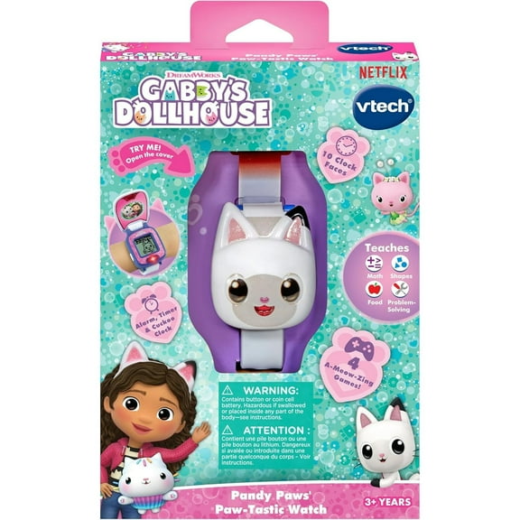 VTech Gabby's Dollhouse Pandy Paws Learning Watch