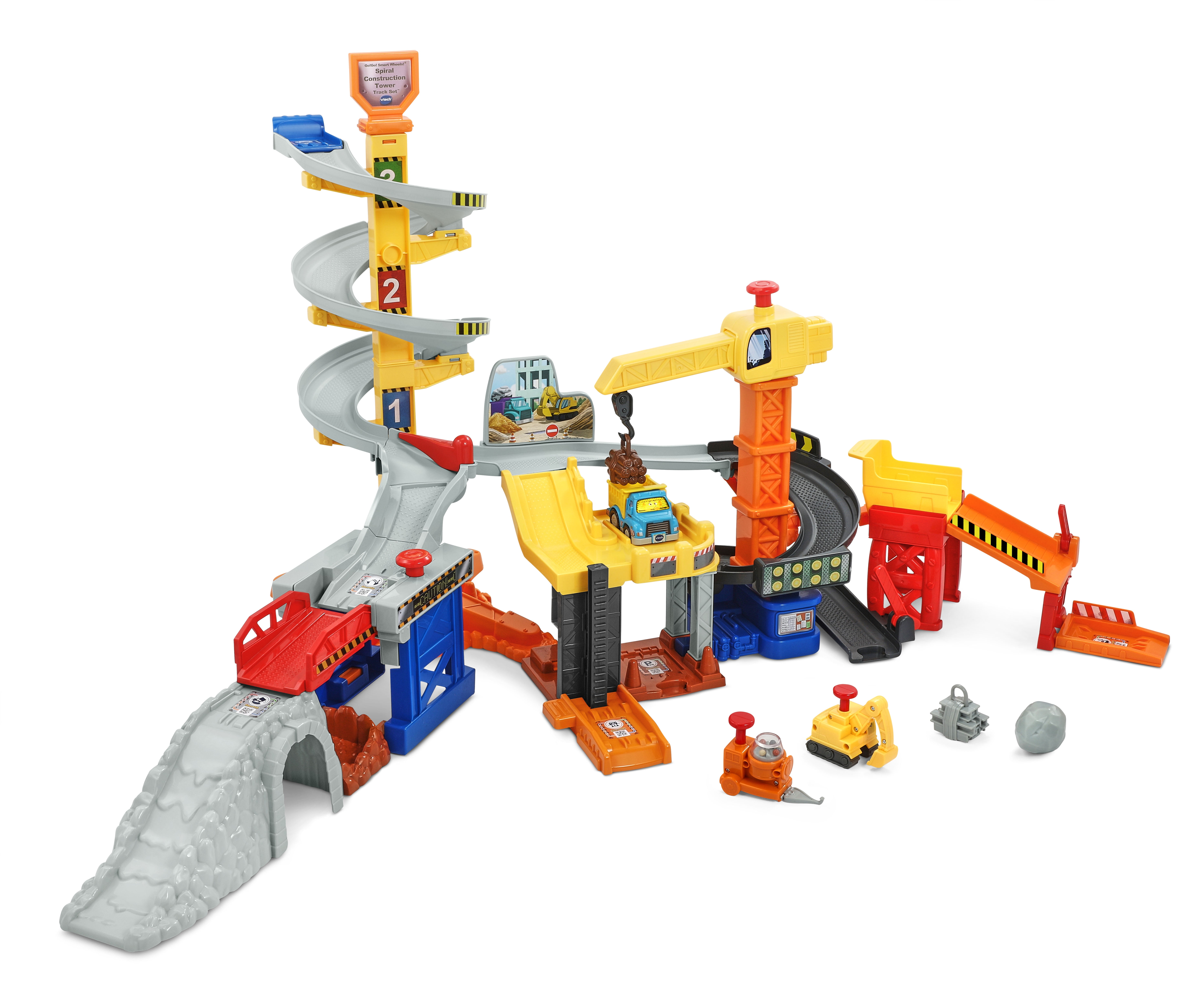 VTech® Go! Go! Smart Wheels® Spiral Construction Tower™ Playset & Dump