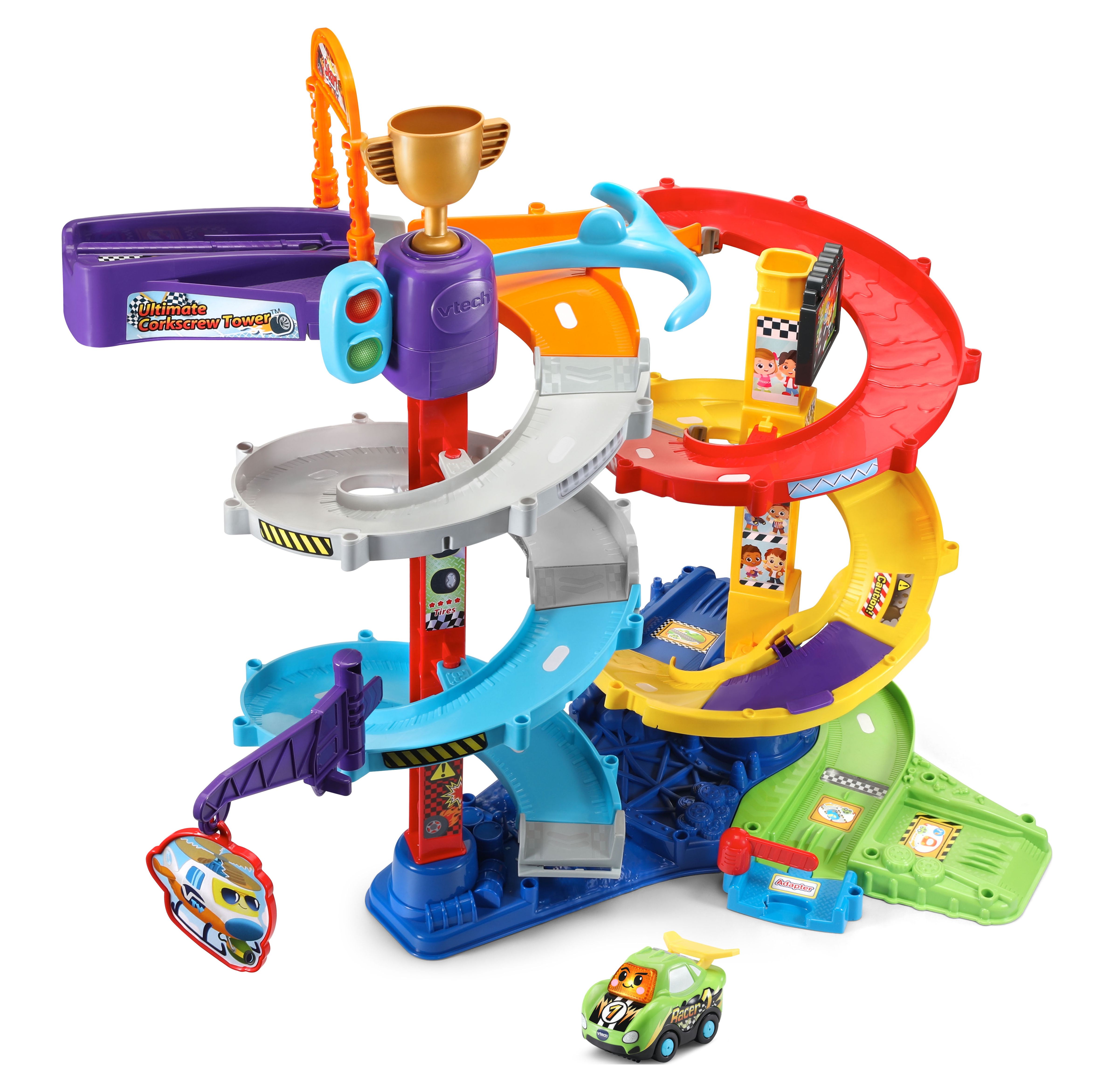 VTech® Go! Go! Smart Wheels® Ultimate Corkscrew Tower, Trackset for Kids, 3+ feet of Play - image 1 of 14