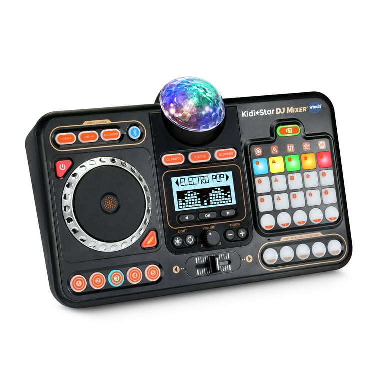 高速配送 DJ KidiStar VTech® Mixer for Maker Music Sound-Mixing Toy, DJ機材