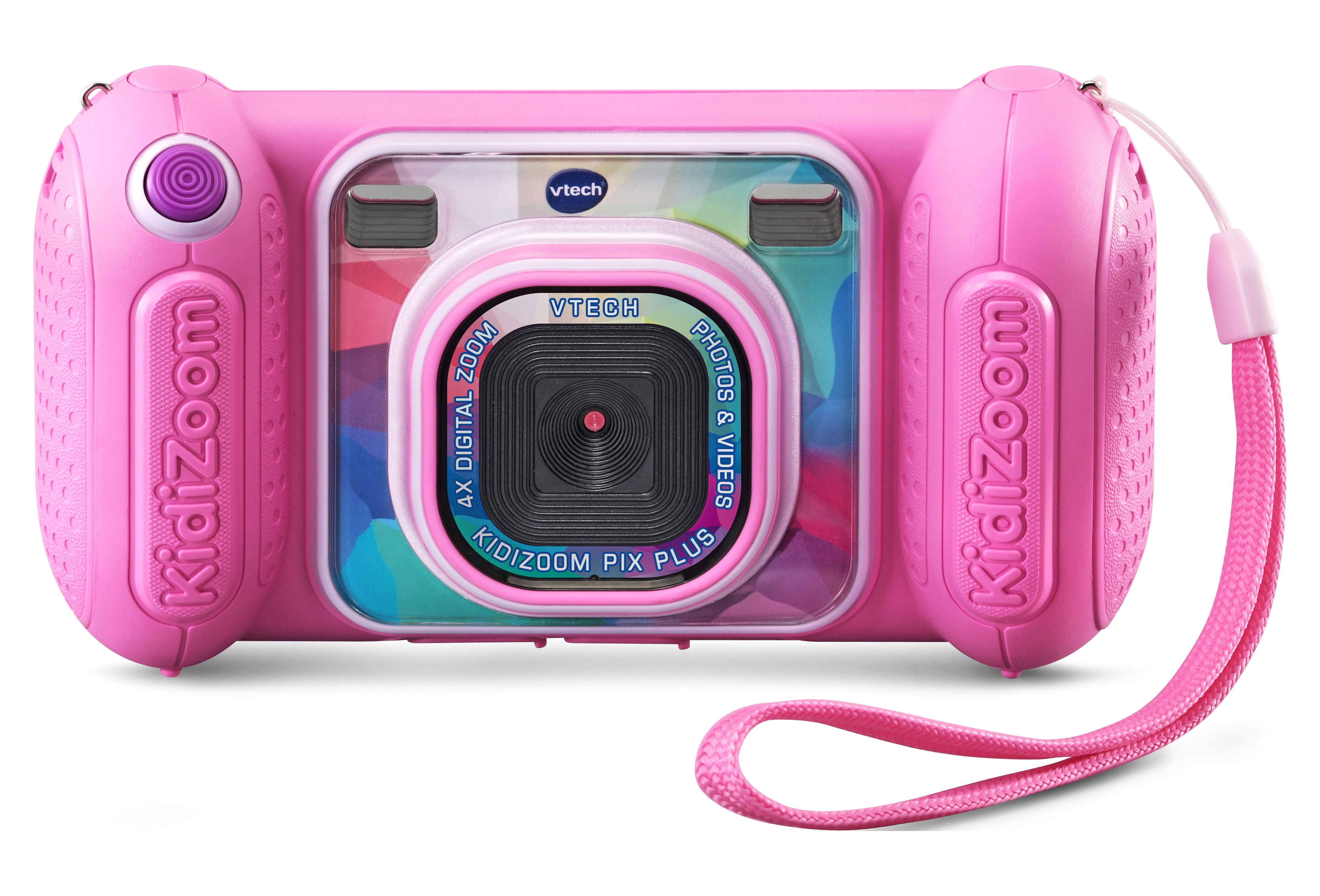 VTech KidiZoom Camera Pix Plus (Pink) with Panoramic and Talking Photos 