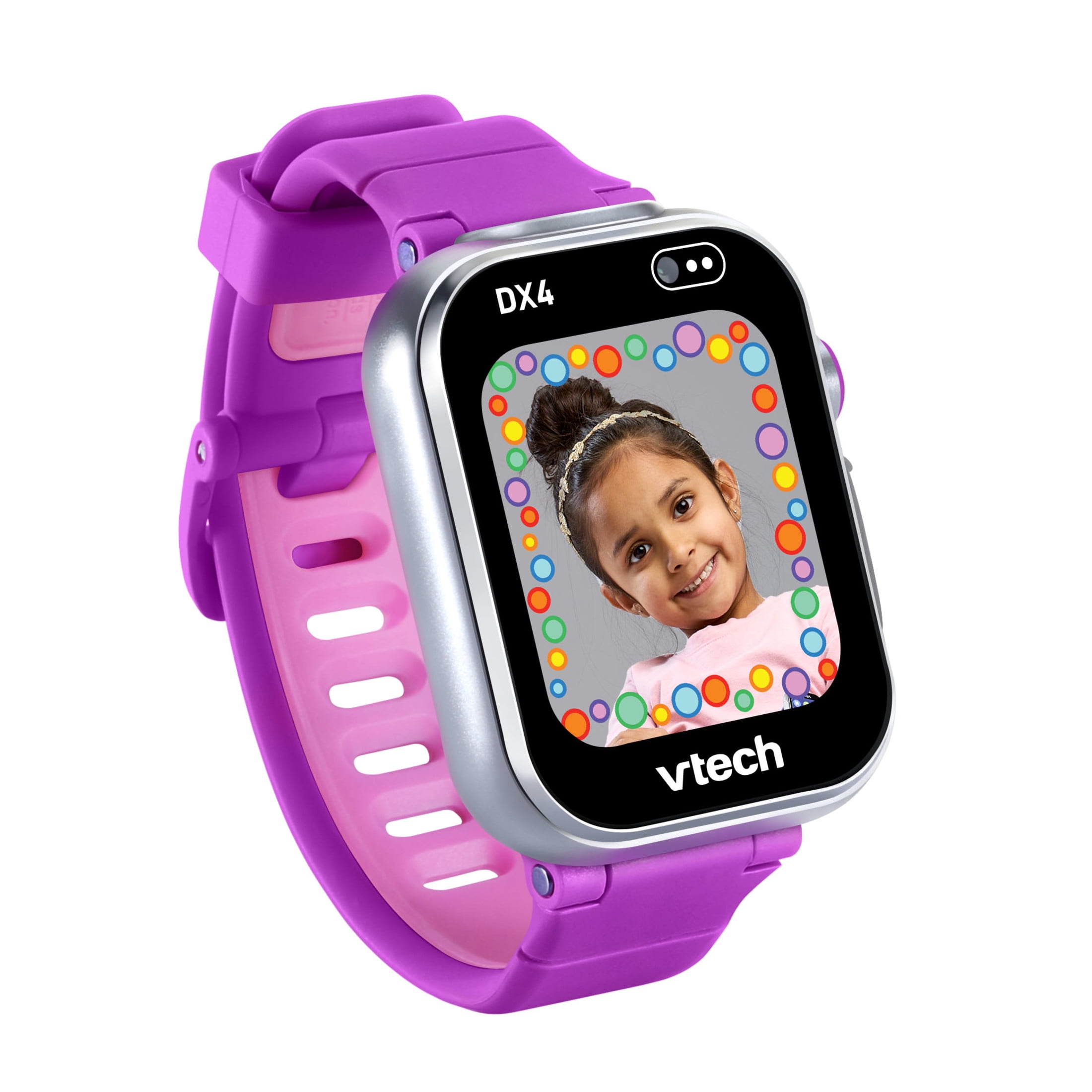 Walmart Saving of  VTech KidiZoom Smartwatch DX4 - Purple Plastic, Metal with Accessories, Baby and Toddler Toys