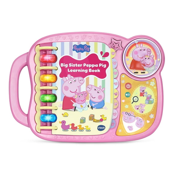 VTech Peppa Pig Big Sister Peppa Pig Learning Book Baby and Toddler Toys