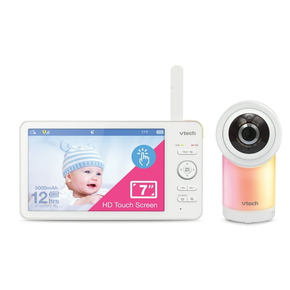 VTech RM7868HD High Definition 7" Touch Screen Wi-Fi 1080p, 360 degree Pan & Tilt Video Baby Monitor