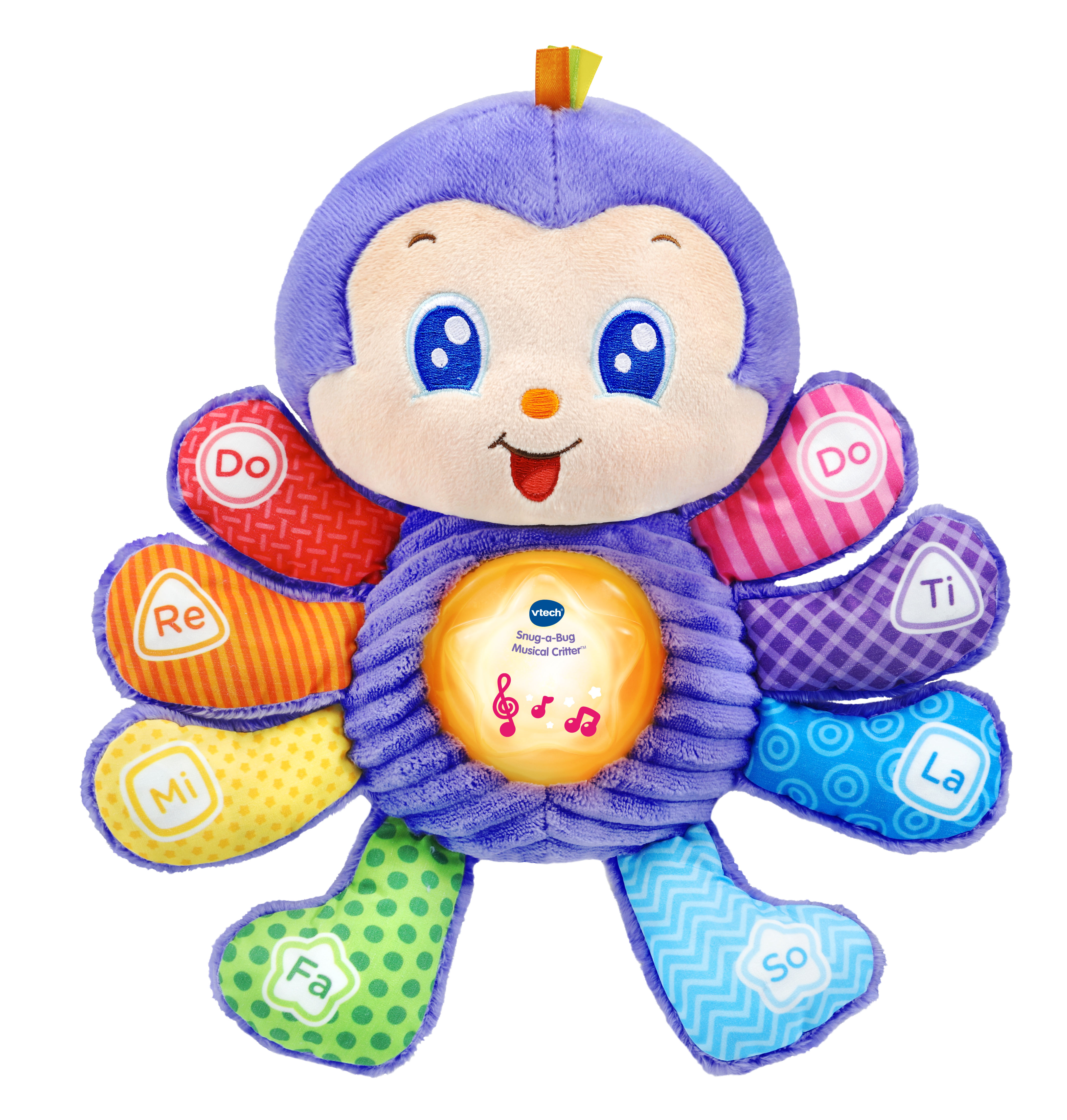 VTech Snug-a-Bug Musical Critter Infant Toy With Light-Up Tummy - image 1 of 9