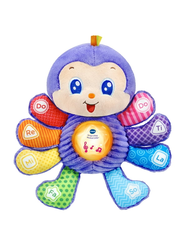 VTech Snug-a-Bug Musical Critter Infant Toy With Light-Up Tummy
