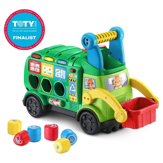 VTech® Sort & Recycle Ride-On Truck™ with Six Blocks and Sorting Bins