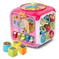 thumbnail image 1 of VTech Sort and Discover Activity Cube (Pink), 1 of 9