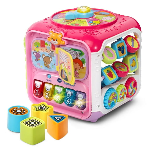 VTech Sort and Discover Activity Cube (Pink)