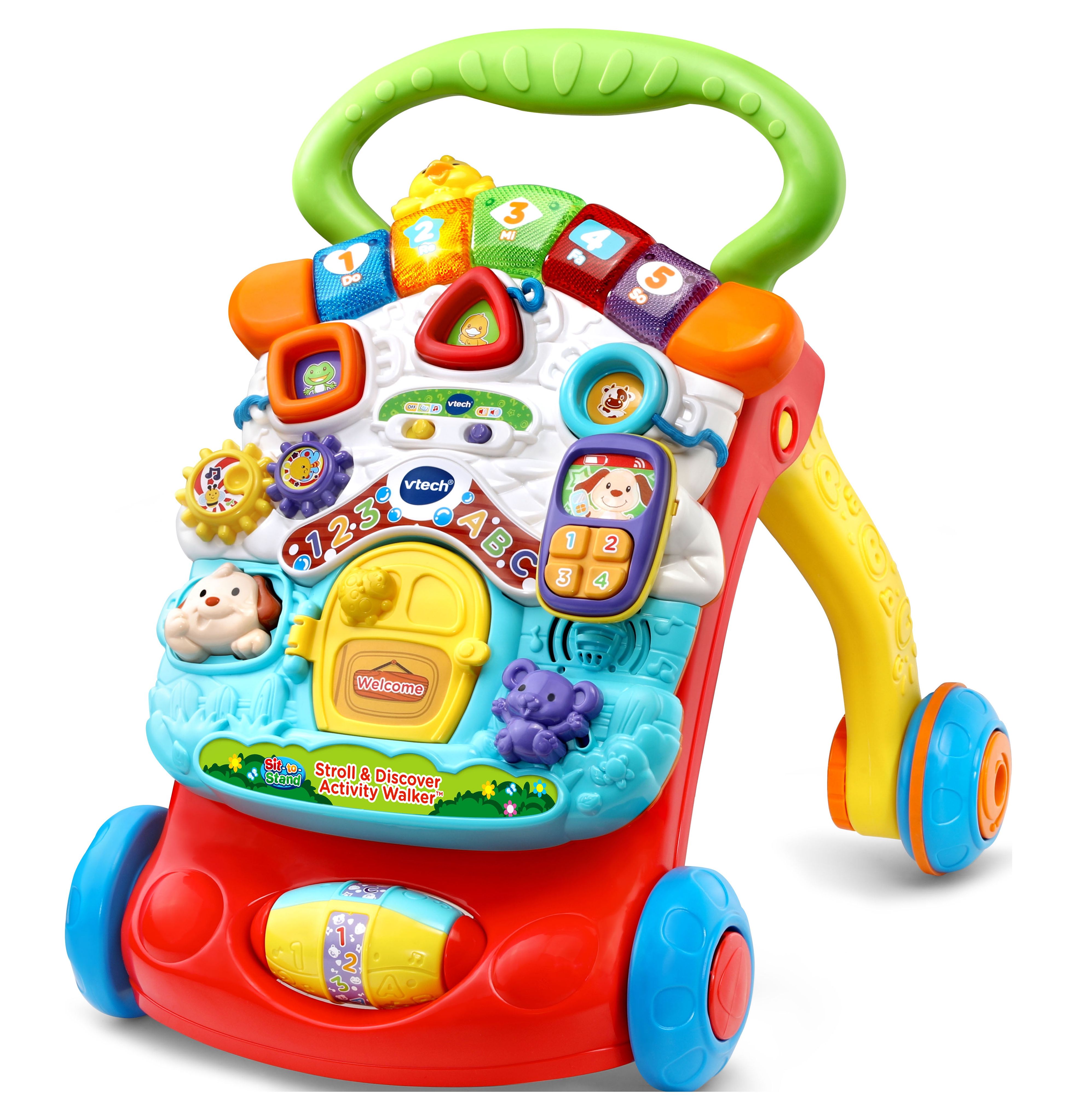 VTech Stroll & Discover Activity Walker 2 -in-1 Unisex Baby & Toddler Toy - image 1 of 16