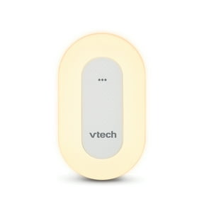 VTech V-Hush Plug Sleep Training Soother with Bluetooth Speaker to Soothe your Infant or Toddler. Includes a Professional Sleep Training Program, Night Light, Lullabies, and Natural Sounds. White