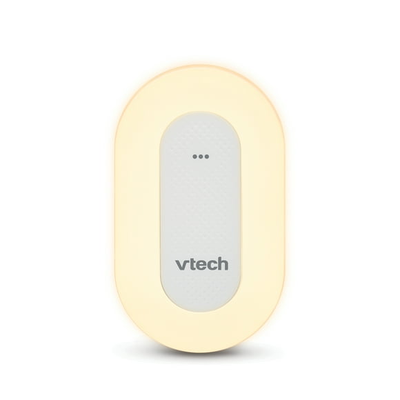 VTech V-Hush Plug Sleep Training Soother with Bluetooth Speaker to Soothe your Infant or Toddler. Includes a Professional Sleep Training Program, Night Light, Lullabies, and Natural Sounds. White