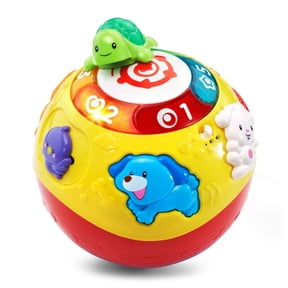 VTech Wiggle & Crawl Interactive Baby Toy Ball with Animal Friends, Ages 6-36 Months