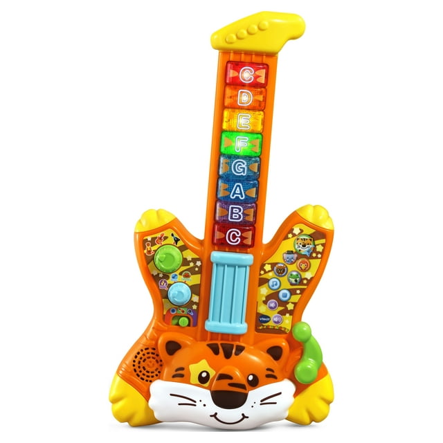 VTech® Zoo Jamz Tiger Rock Guitar™ Musical Instrument Toy for Toddlers, 18-48 Months