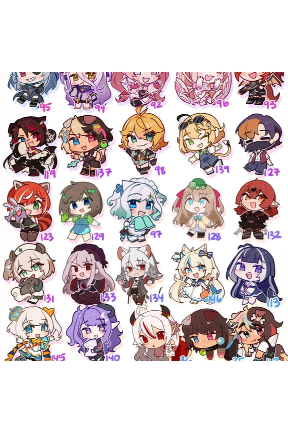VTuber Keychains: Indie, Phase Connect (1 keychain)
